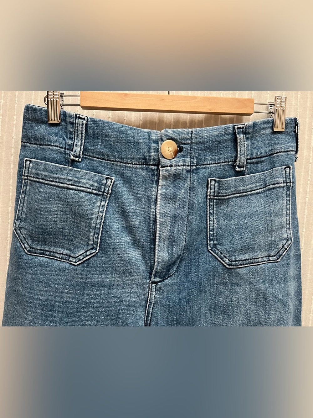 Maeve by Anthropologie The Colette Crop Wide Leg Jeans 28 EUC - Picture 7 of 11